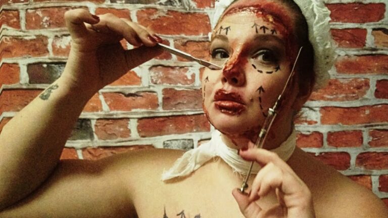 Pastic surgery makeup (грим пластическая хирургия)