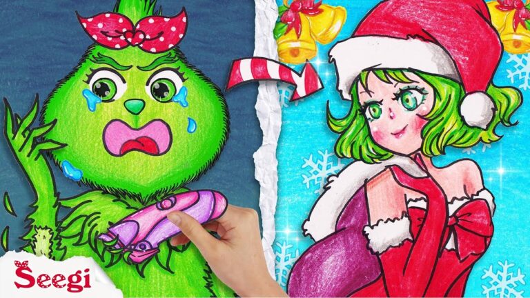 The Grinch Plastic Surgery | пластическая хирургия анимация | стоп-кадровая бумага