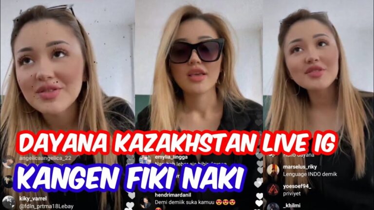 DAYANA KAZAKHSTAN LIVE IG | KANGEN FIKI NAKI